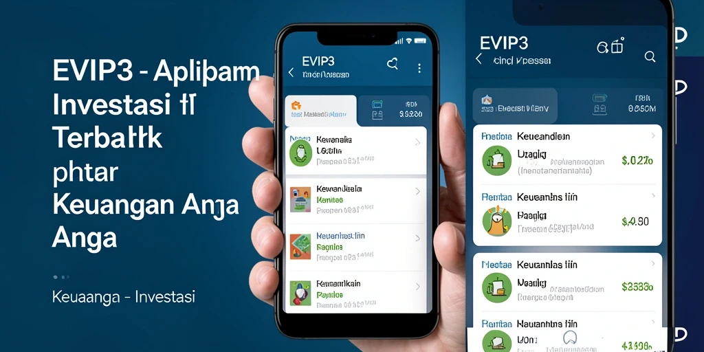 Tampilan antarmuka EVIP3 yang intuitif dan informatif untuk investasi.