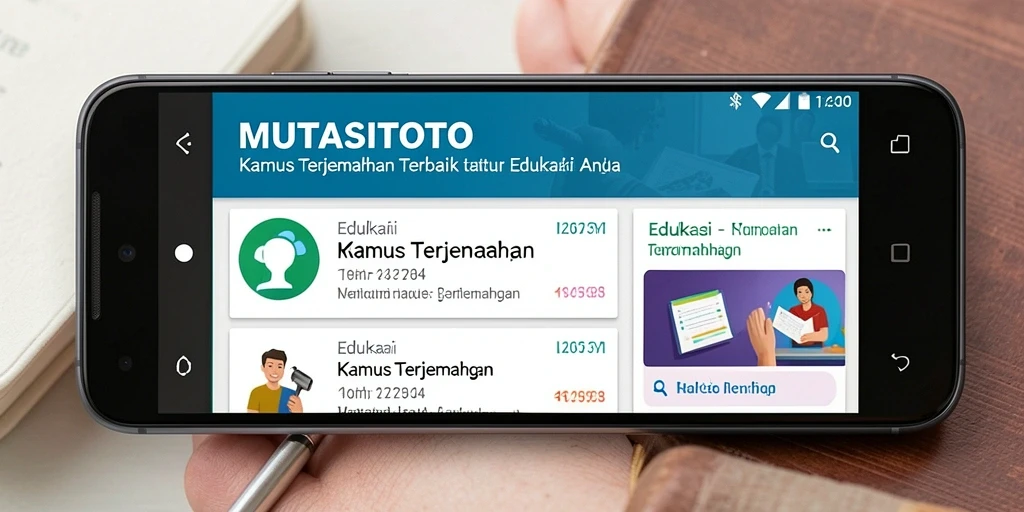 Tampilan antarmuka yang sederhana dan mudah digunakan pada MUTASITOTO.