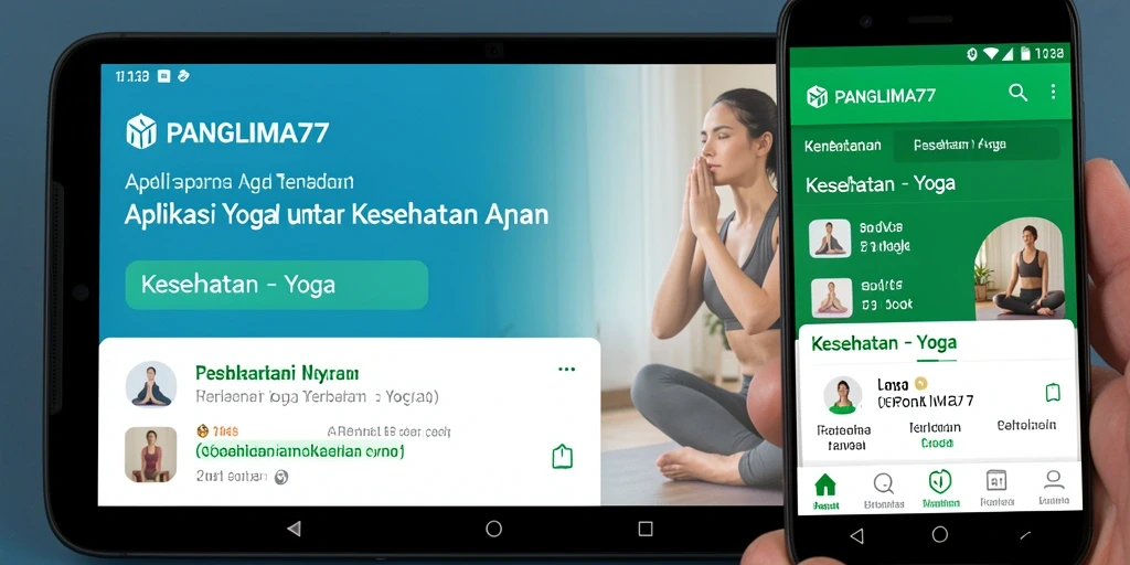 Antarmuka aplikasi Yoga yang intuitif dan informatif.