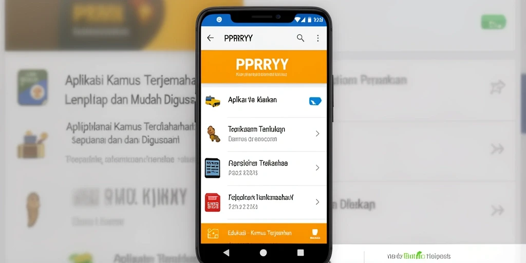 Tampilan antarmuka aplikasi PPRRYY yang sederhana dan efisien.
