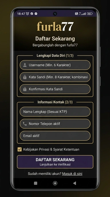 Cara Mudah Registrasi Akun Baru Furla77